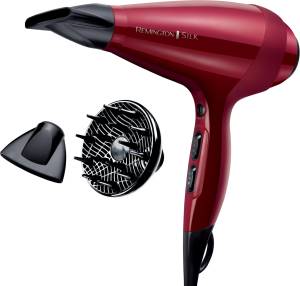 Remington Asciugacapelli ACAC9096 Silk Dryer Ioni 2400W Red