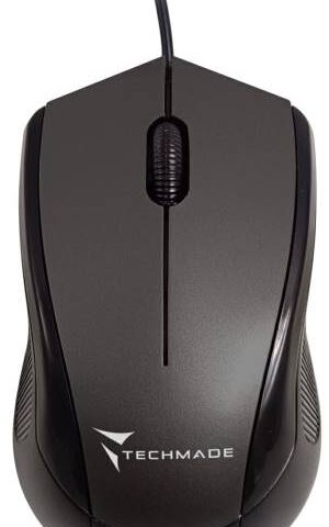 Techmade Mouse Ottico Usb Con Filo TM-XJ15 Black