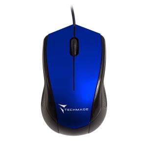 Techmade Mouse Ottico Usb Con Filo TM-XJ15 Blue