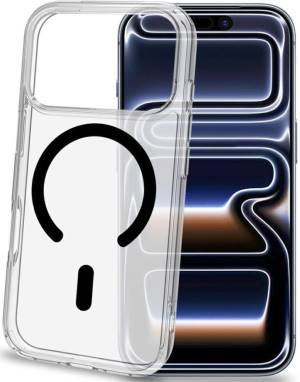 Celly Gelskin Magsafe Trasp. Cover Iphone 18 PRO/17 Pro Black