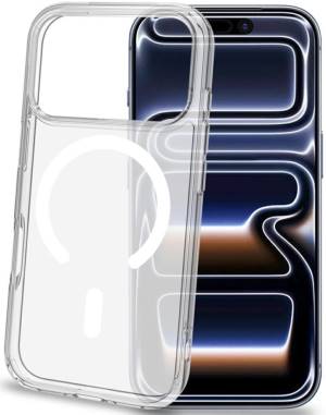 Celly Gelskin Magsafe Trasp. Cover Iphone 18 PRO/17 Pro Bianco