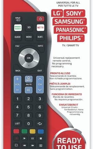 Superior Telecomando Universale Samsung LG Panasonic Sony Philips R5