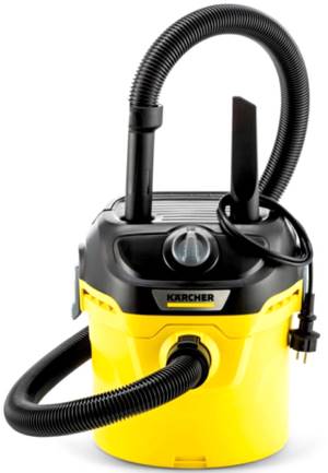 Karcher Aspirapolvere Bidone Liquidi+Solidi 12Lt 1000w C/Ruote