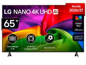LG 65" LED NanoCell 65NU800B3LA 4K UHD SmartTV
