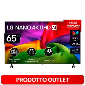 LG 65" LED NanoCell Cnf Danneggiata 65NU800B3LA 4K UHD SmartTV