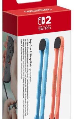 Switch 2 Joy-Con 2 Strap Pair Light Blue / Light Red