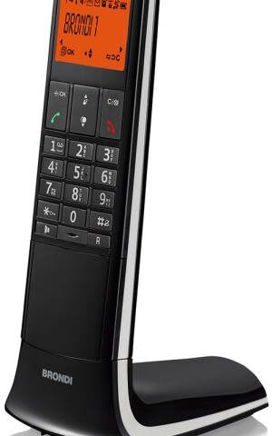 Telefono Cordless Brondi Lemure Nero