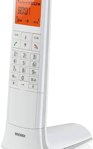 Telefono Cordless Brondi Lemure Bianco