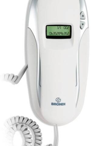 Telefono Brondi Kenoby CID Bianco/Grigio