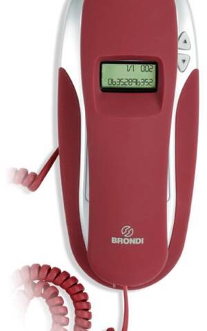 Telefono Brondi Kenoby CID Rosso/Bianco